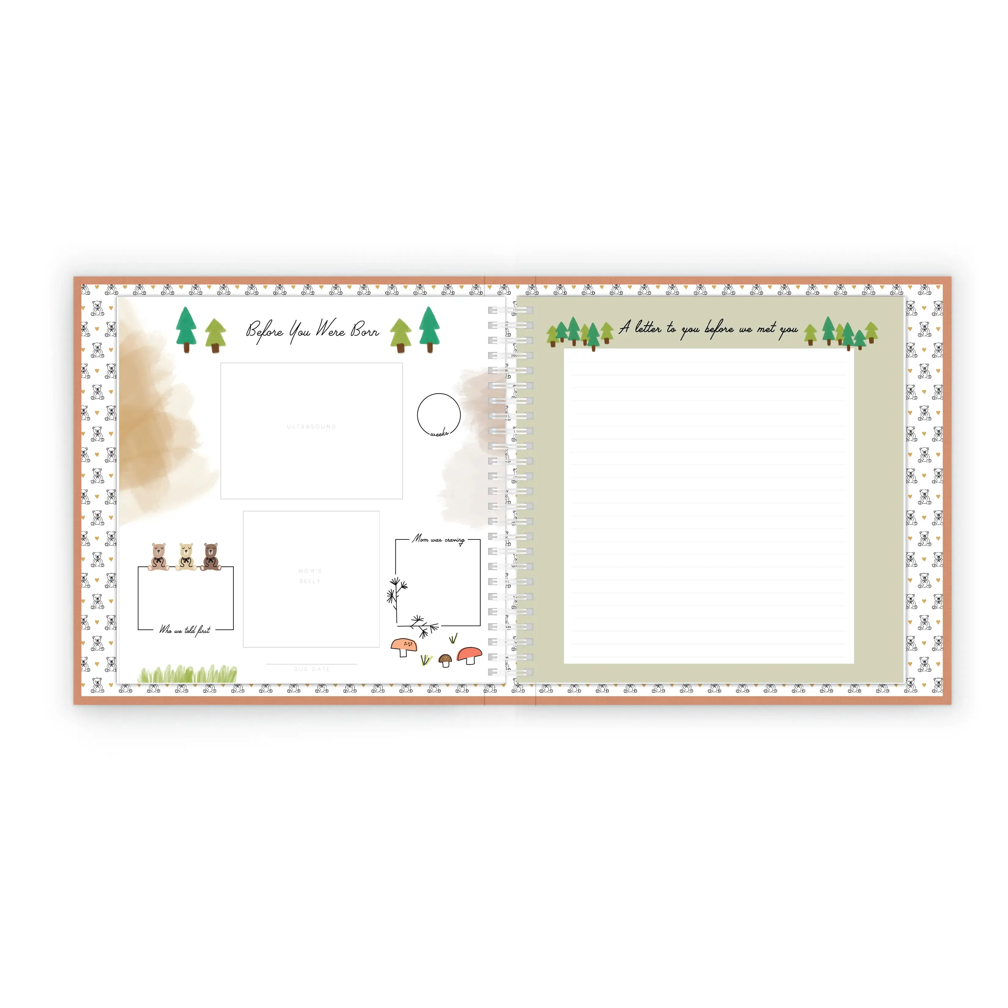 Lucy Darling - Luxury Memory Book - Teddy Bears Picnic