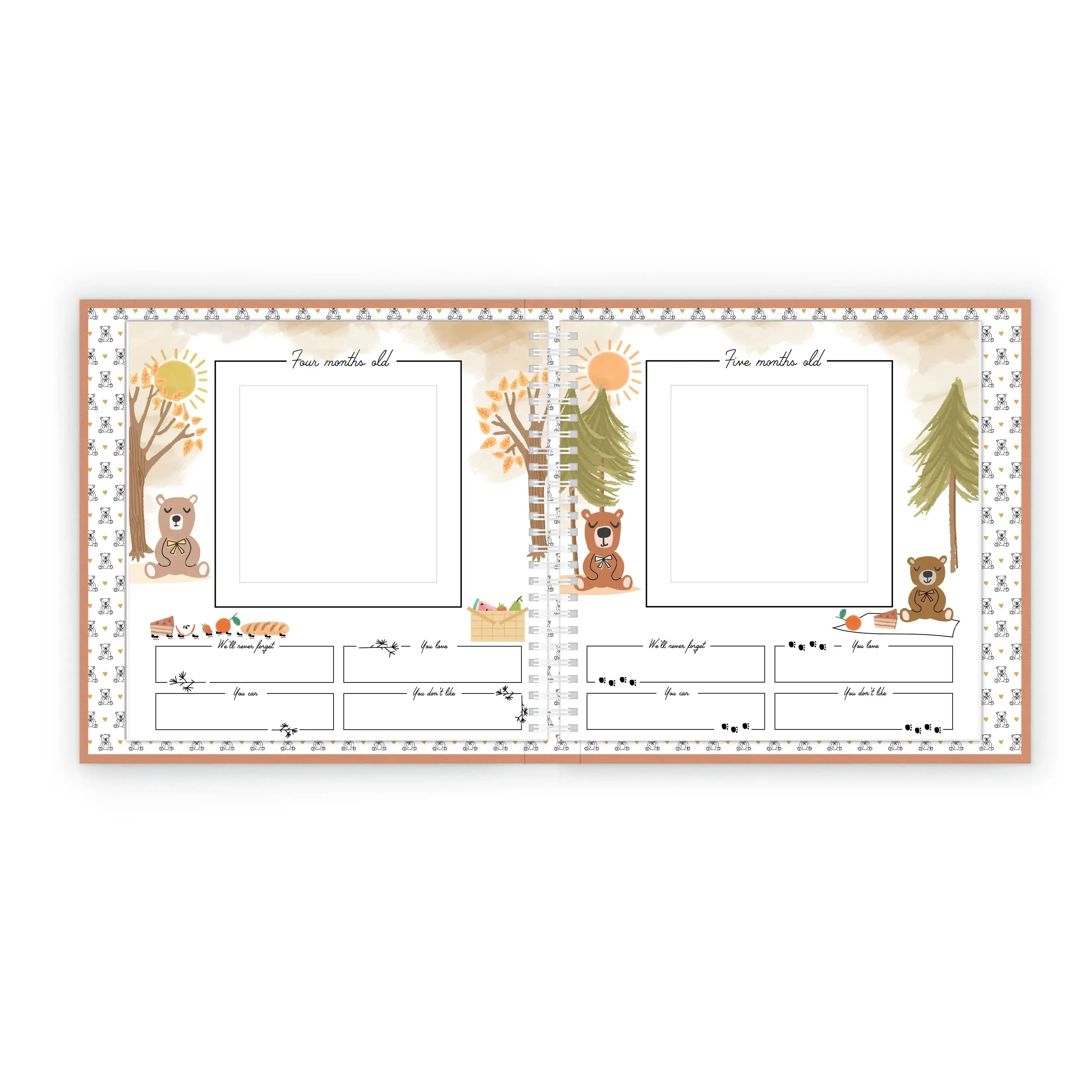 Lucy Darling - Luxury Memory Book - Teddy Bears Picnic