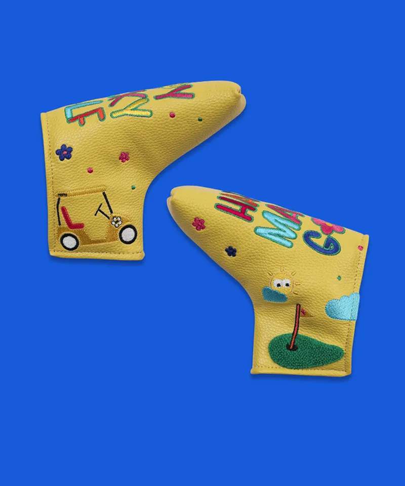MACKY Golf: Happy Straight Putter Cover - Mustard