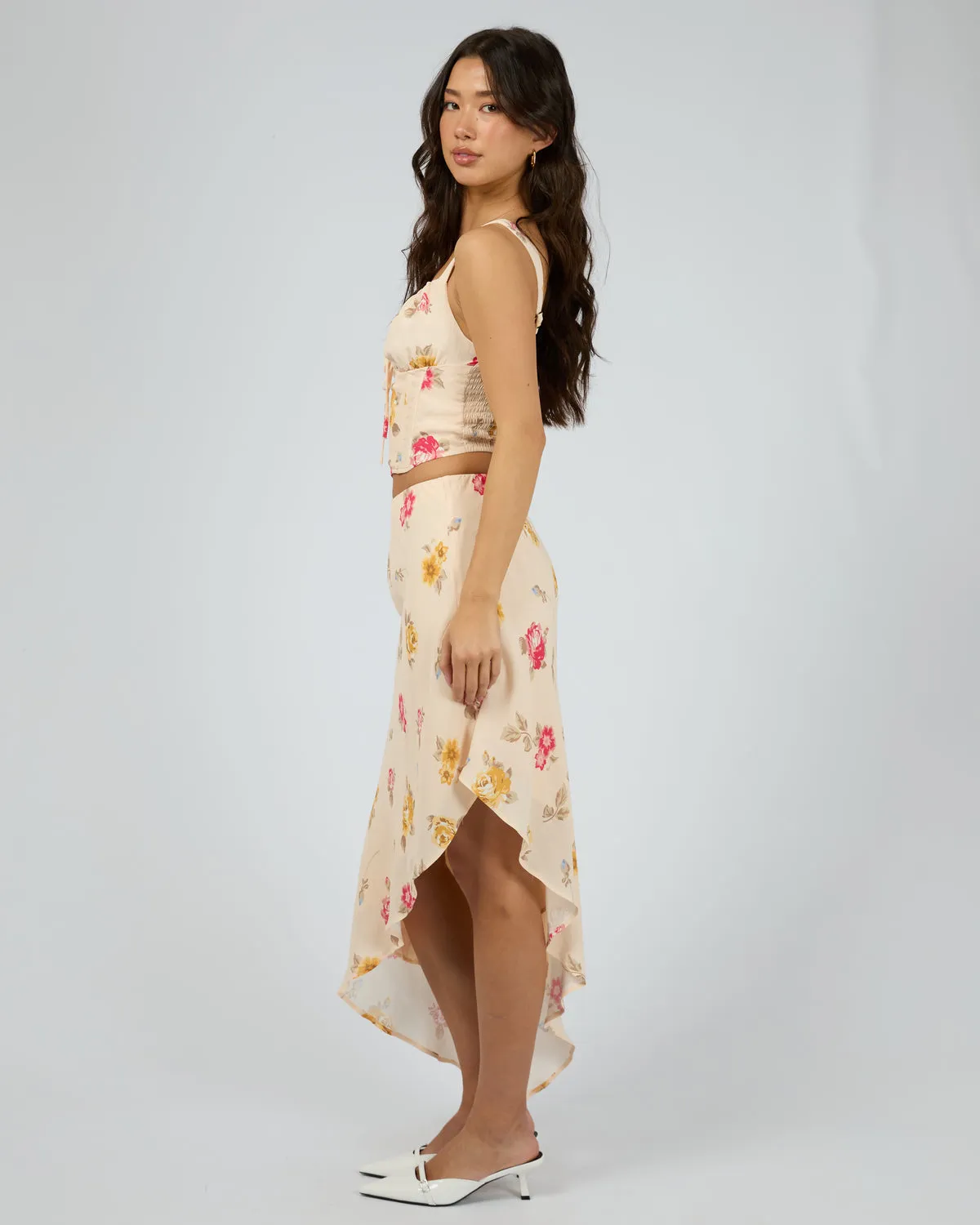 Madelyn Corset Top | Print