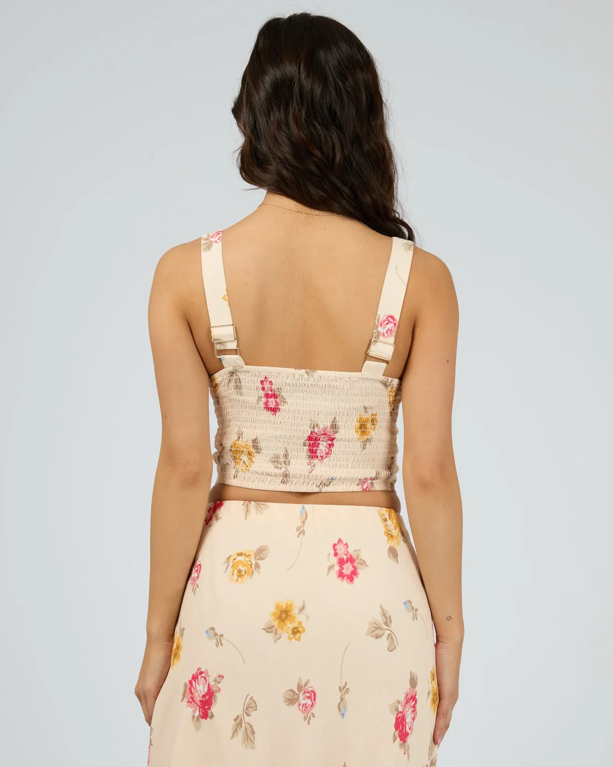 Madelyn Corset Top | Print