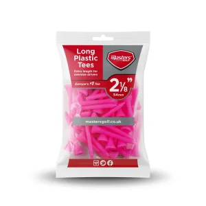 Masters Long 2 1/8" Plastic Golf Tees (40 Pack)