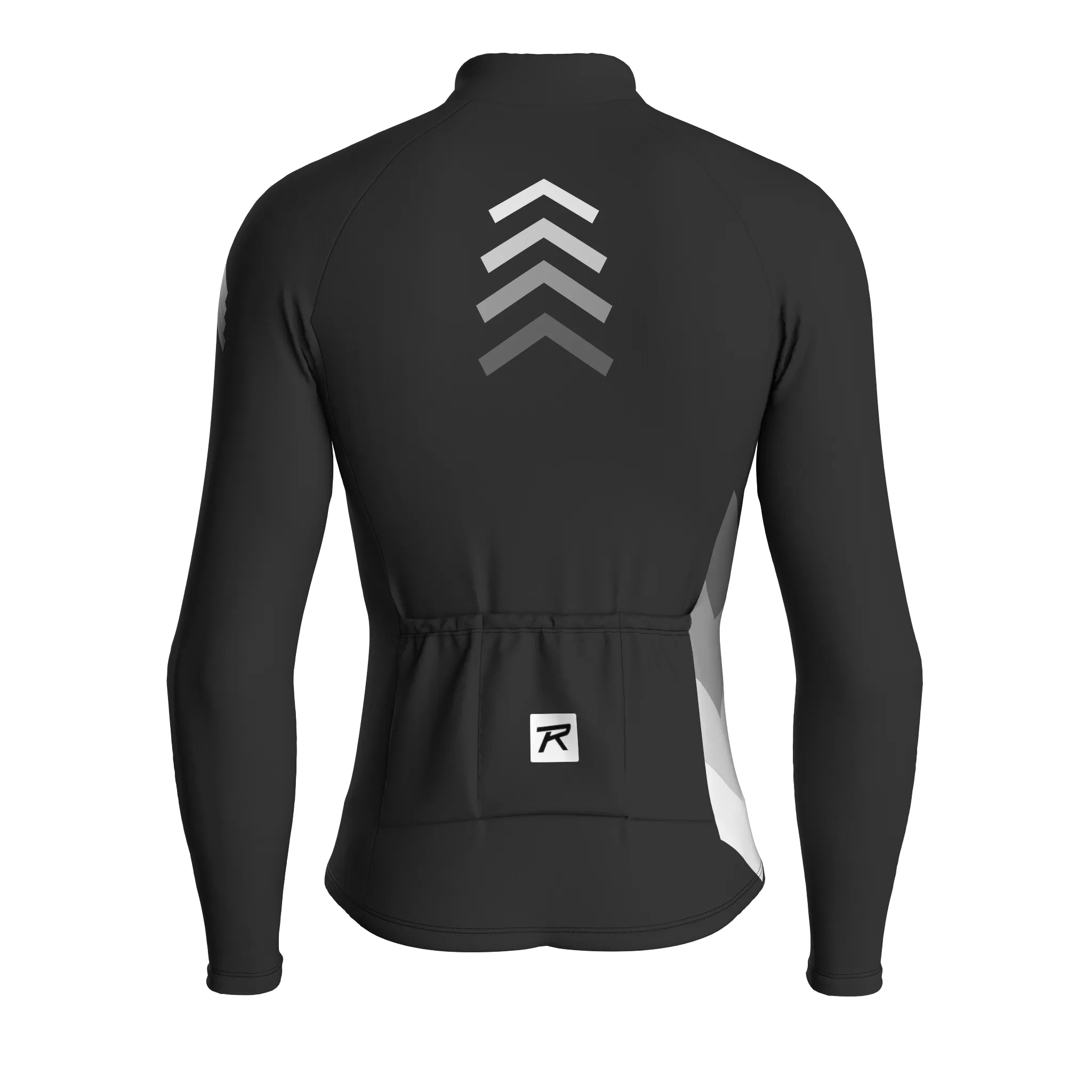 Mecha Shell | Charcoal Gray Male Long Sleeves Jersey