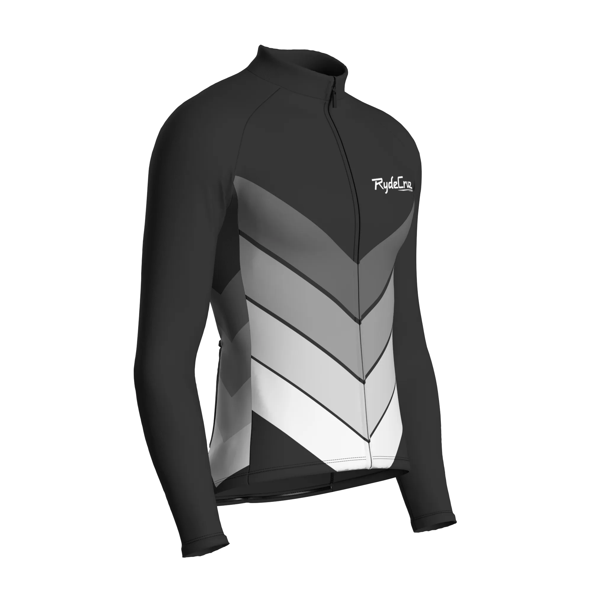 Mecha Shell | Charcoal Gray Male Long Sleeves Jersey