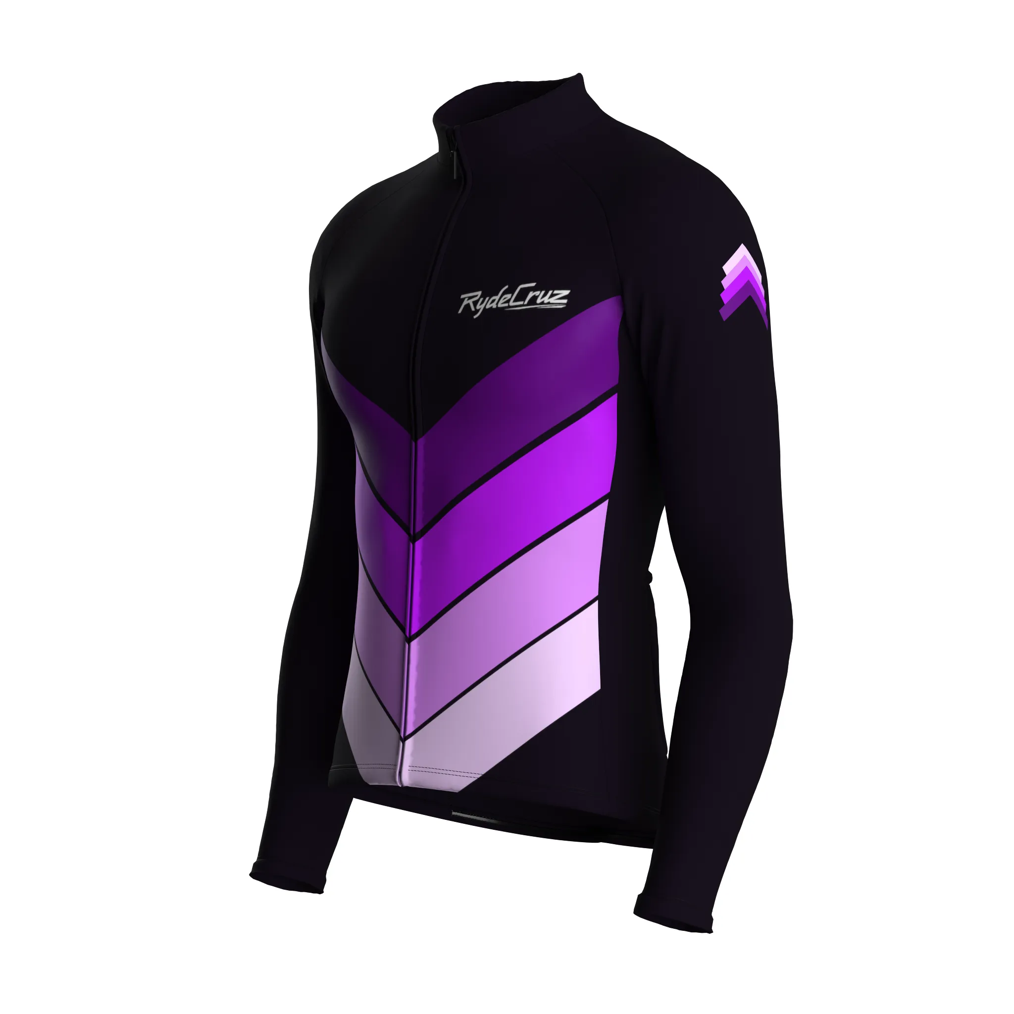 Mecha Shell | Dark Purple Male Long Sleeves Jersey