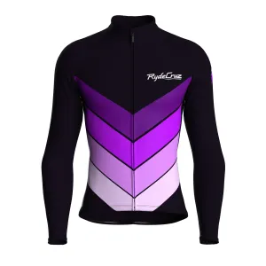 Mecha Shell | Dark Purple Male Long Sleeves Jersey