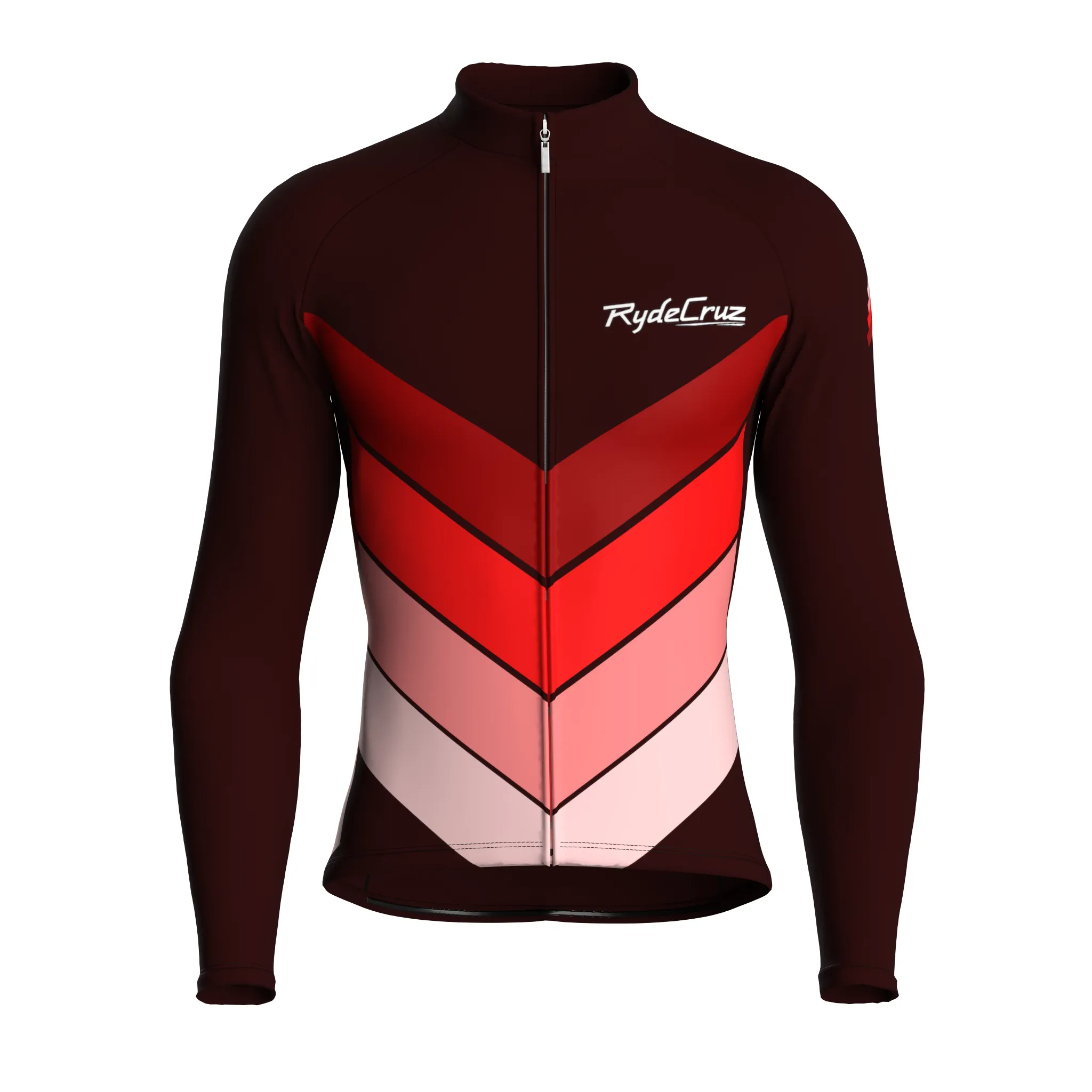 Mecha Shell | Dark Red Male Long Sleeves Jersey