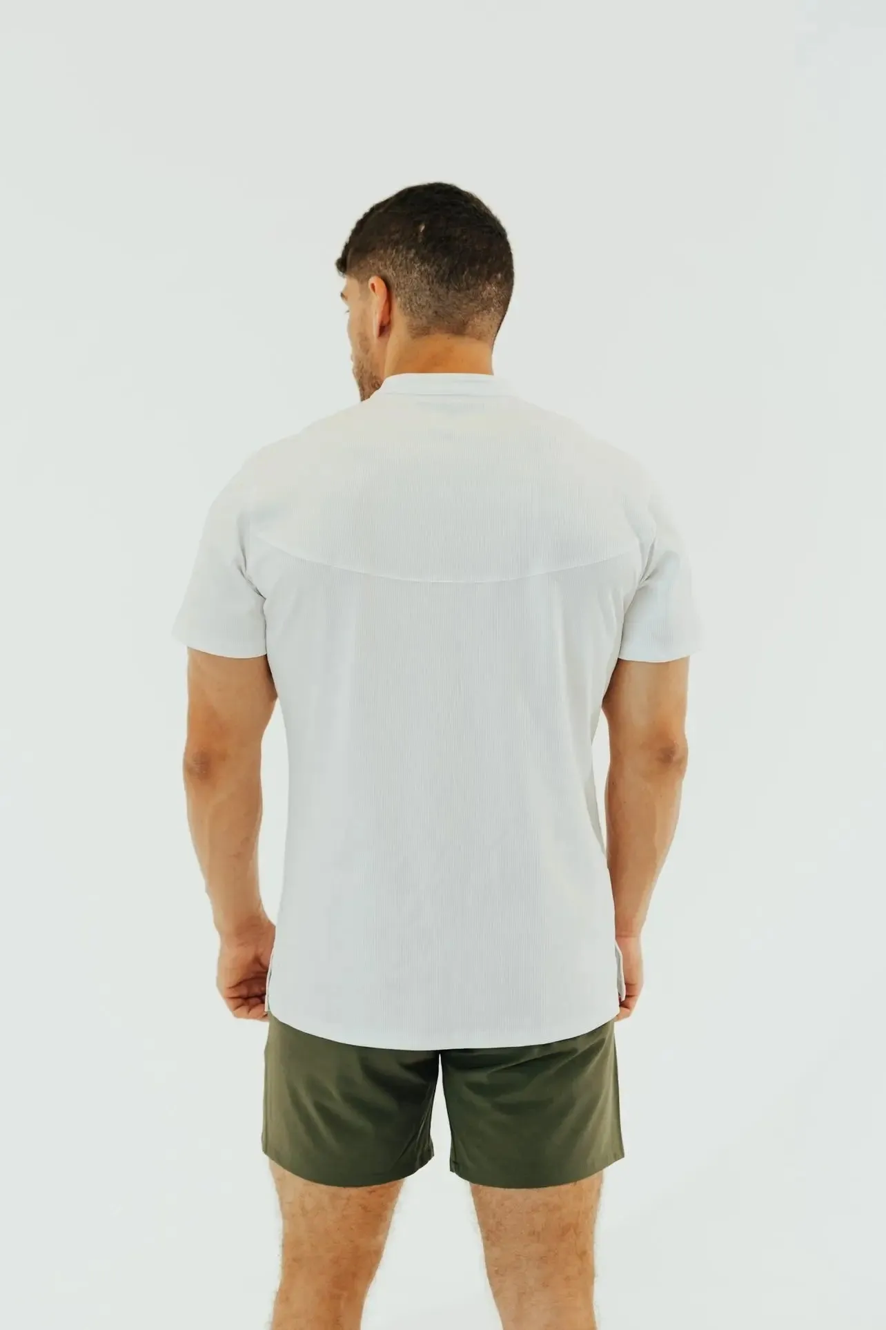 Men’s Ace Short Sleeve Golf Shirt - Blizzard White