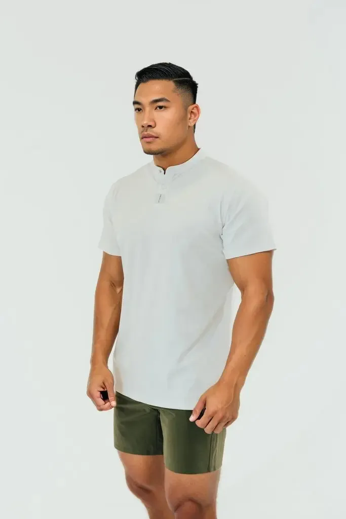 Men’s Ace Short Sleeve Golf Shirt - Blizzard White