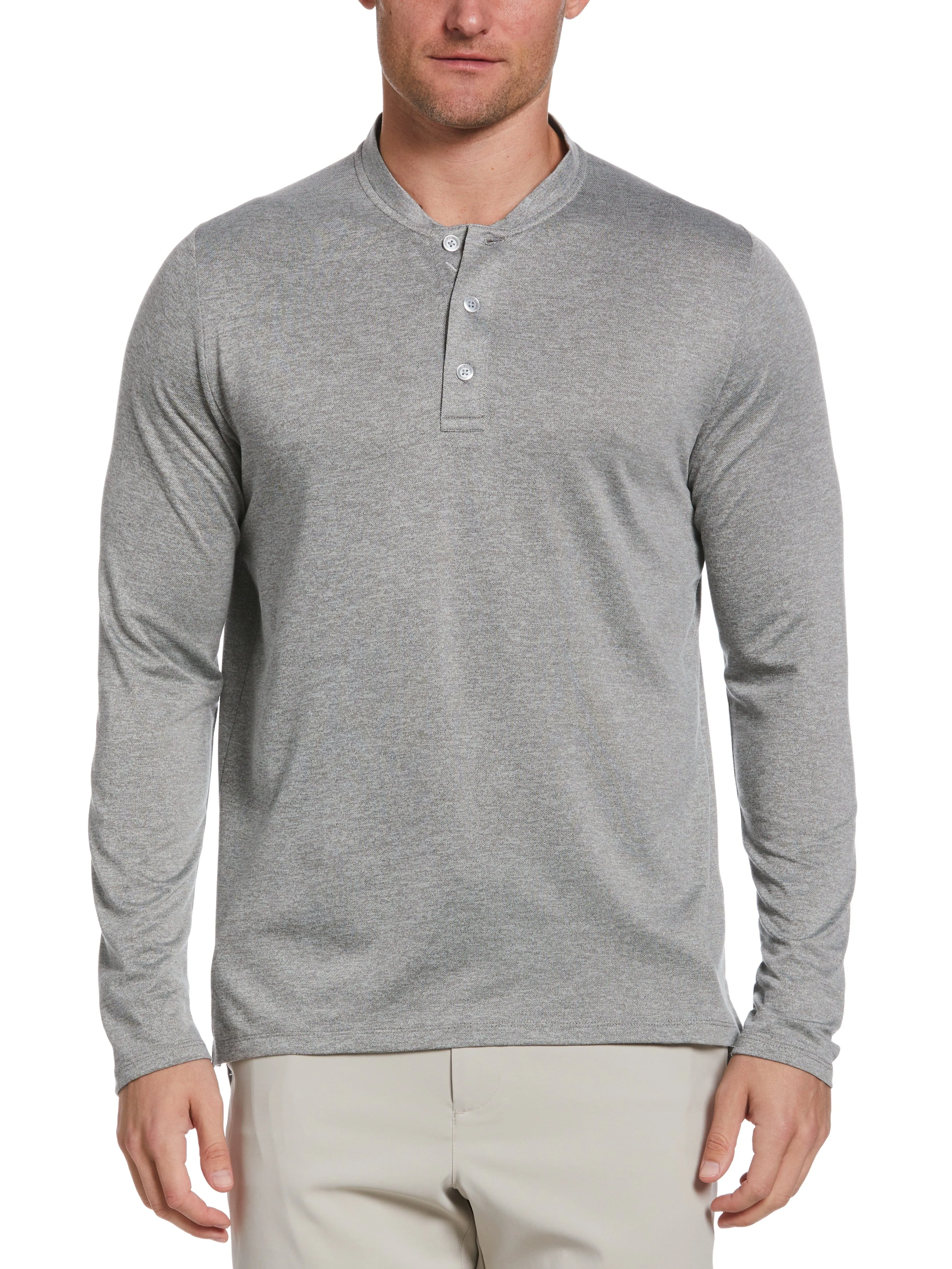Mens Crossover Performance Hybrid Collar Golf Pullover