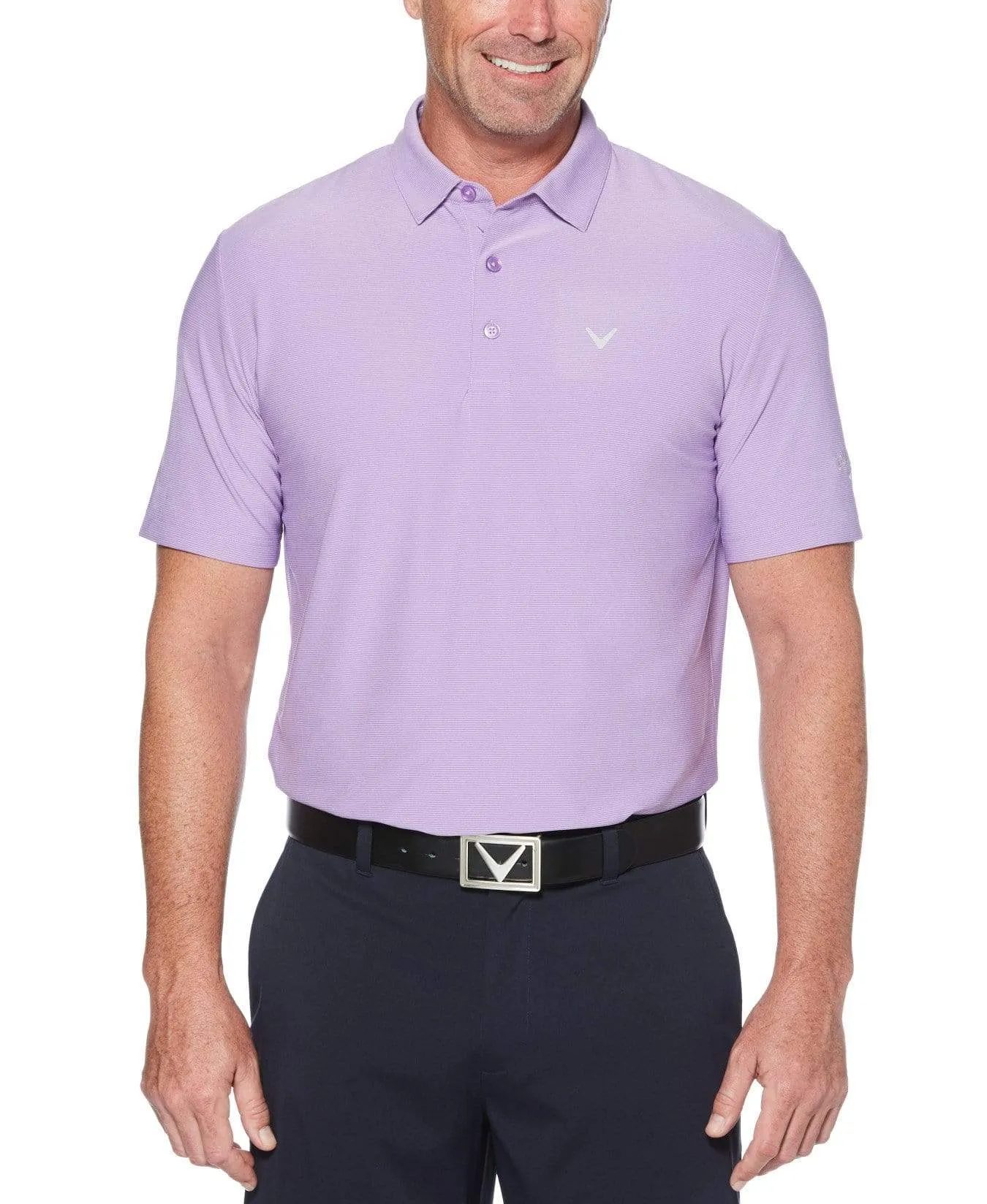 Mens Fine Line Polo