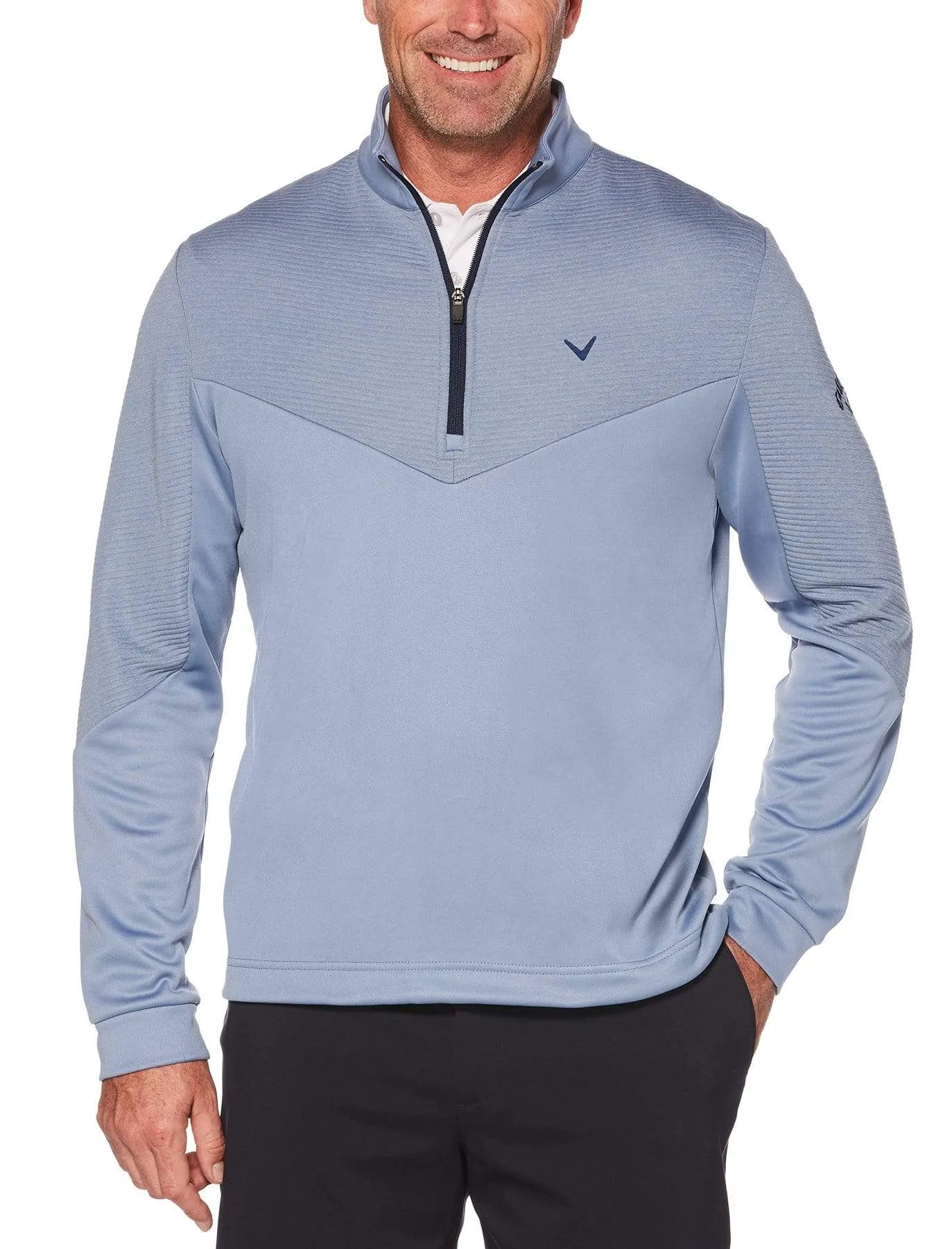 Mens Midweight 1/4 Zip Ottoman Pullover