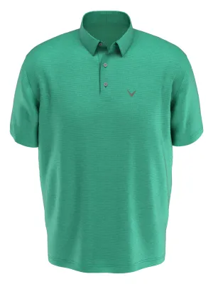 Mens Solid Texture Golf Polo