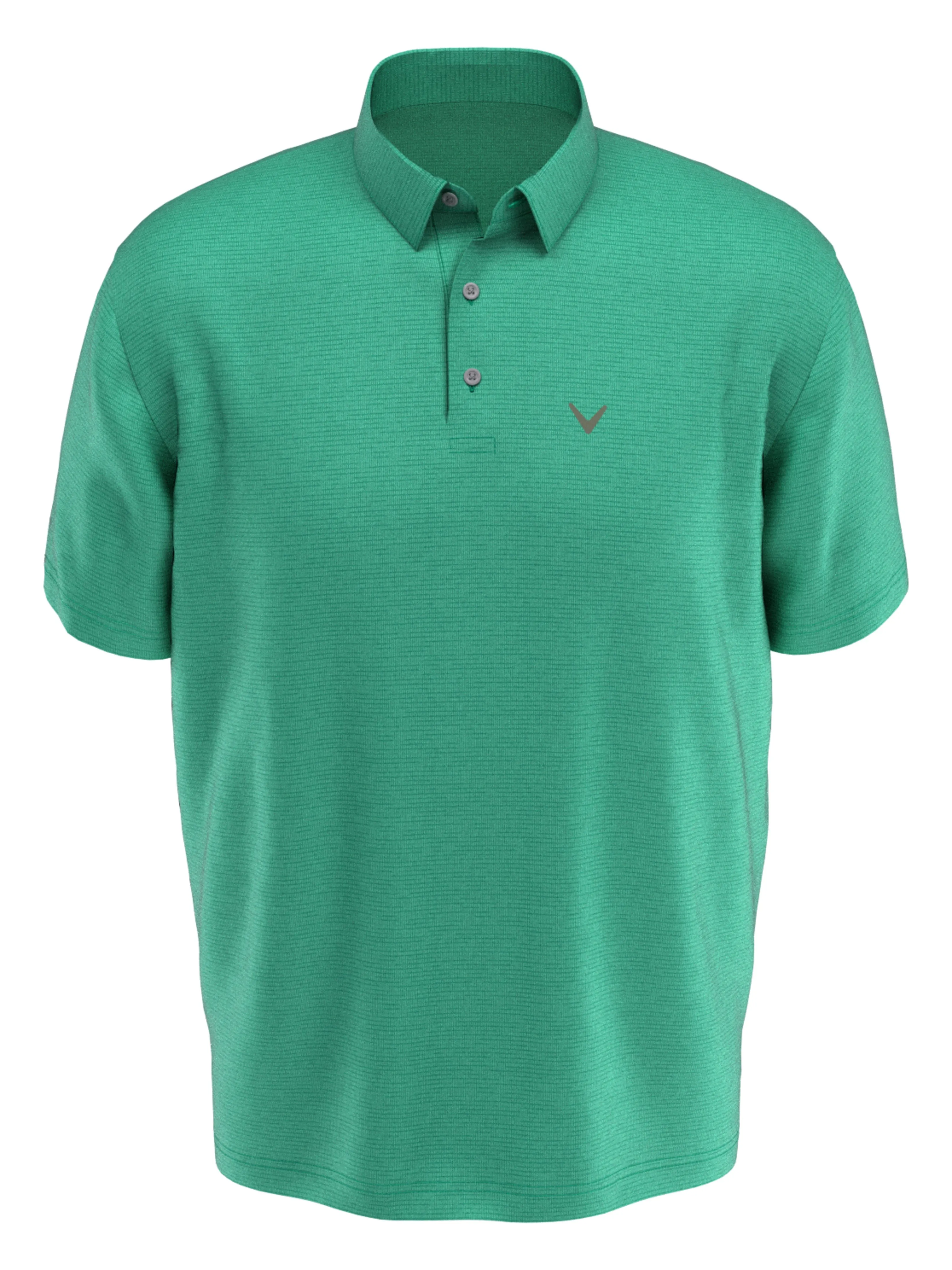 Mens Solid Texture Golf Polo