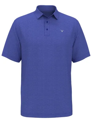 Mens Solid Texture Polo