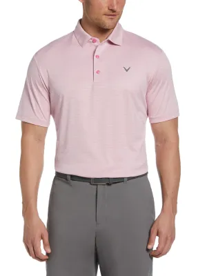Mens Solid Texture Polo