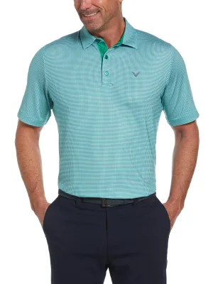 Mens Tattersall Printed Polo