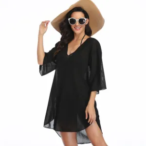 Mesh Sunscreen Beach Cover Up Dresses