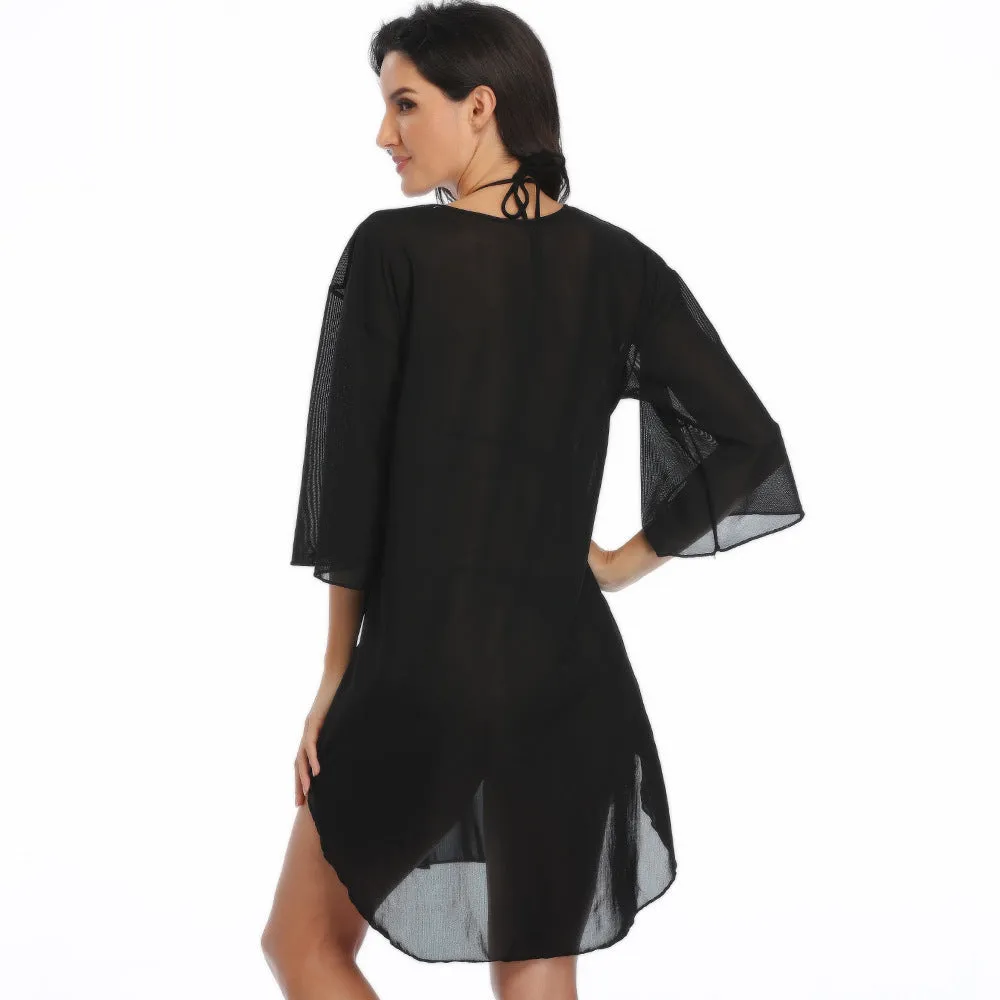 Mesh Sunscreen Beach Cover Up Dresses