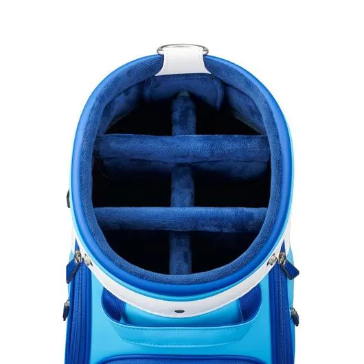 Mizuno Tour Staff Mid Golf Cart Bag - Blue/White