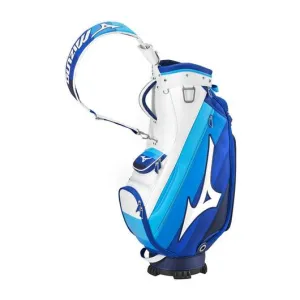 Mizuno Tour Staff Mid Golf Cart Bag - Blue/White