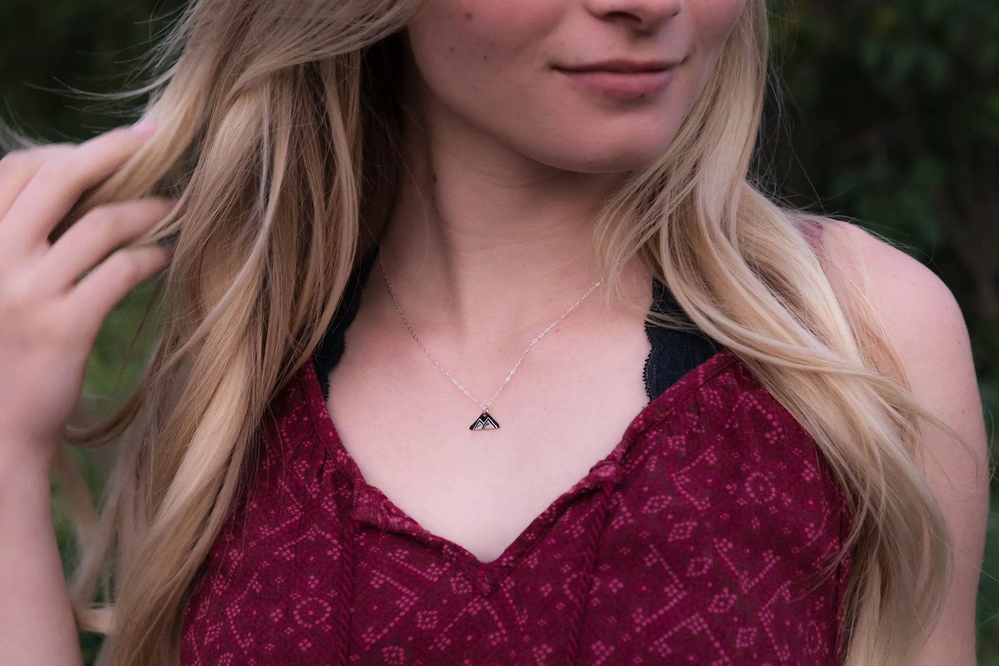 Mountain Peaks Mini Necklace