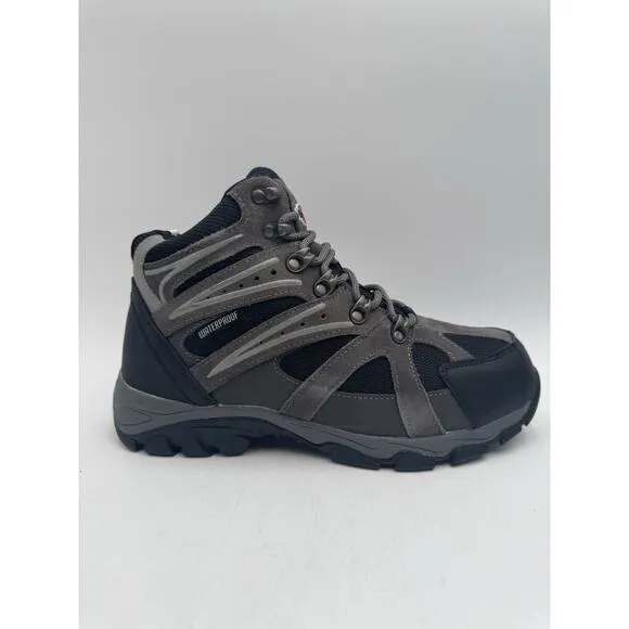 NEW Iron Age SURVEYOR Men's Hiking Boot Grey/Black US Size 11 Wide NIB