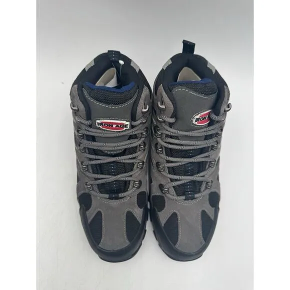 NEW Iron Age SURVEYOR Men's Hiking Boot Grey/Black US Size 11 Wide NIB