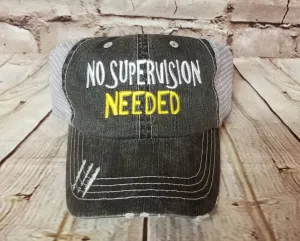 No supervision needed