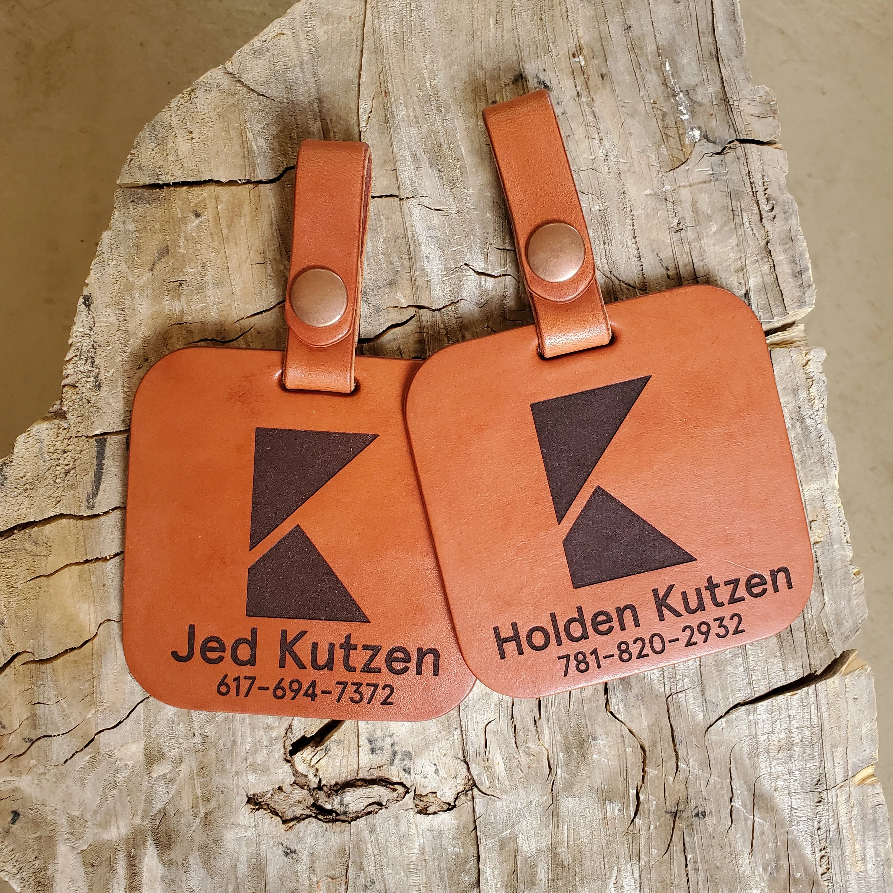 No.44 | Leather Golf Bag Tag