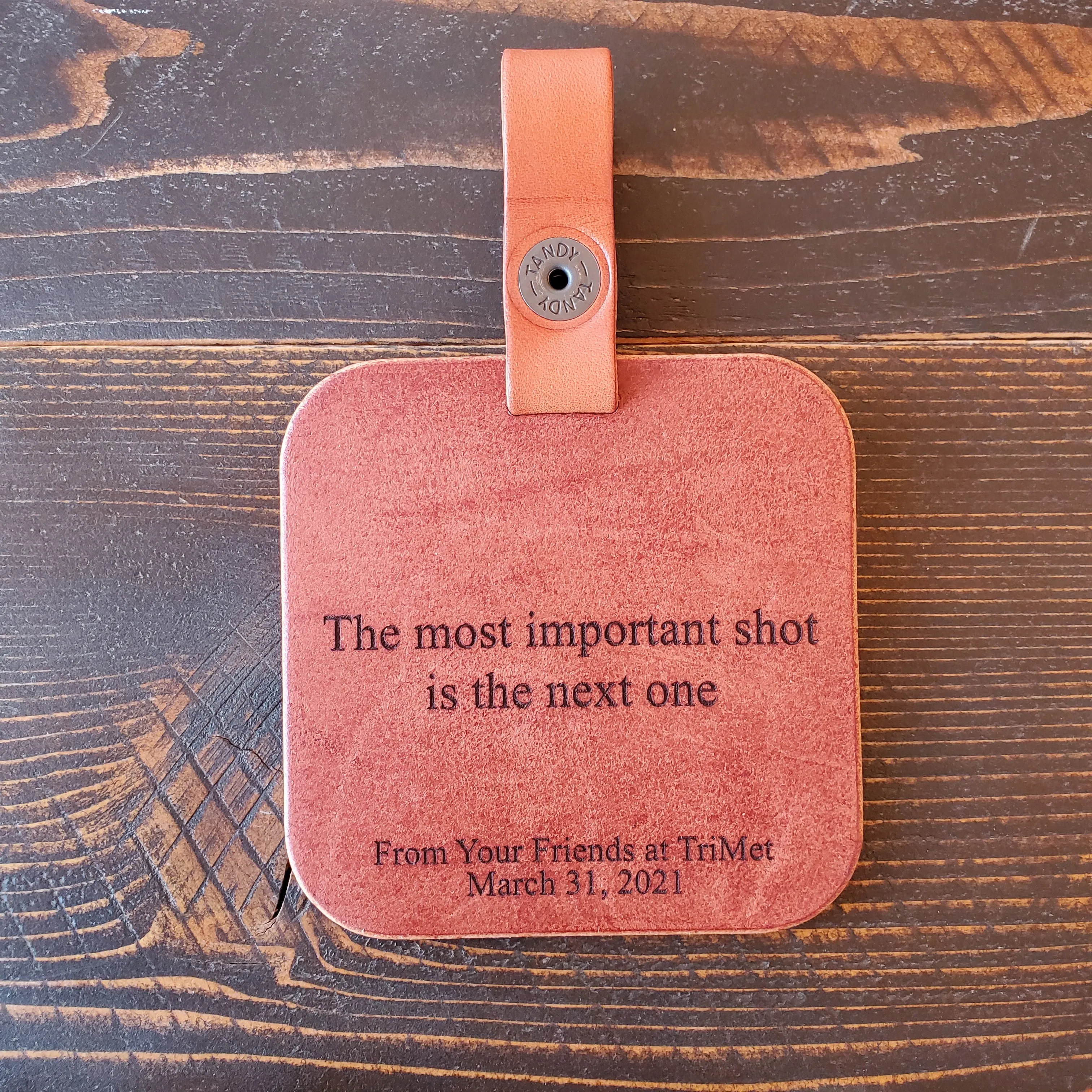No.44 | Leather Golf Bag Tag
