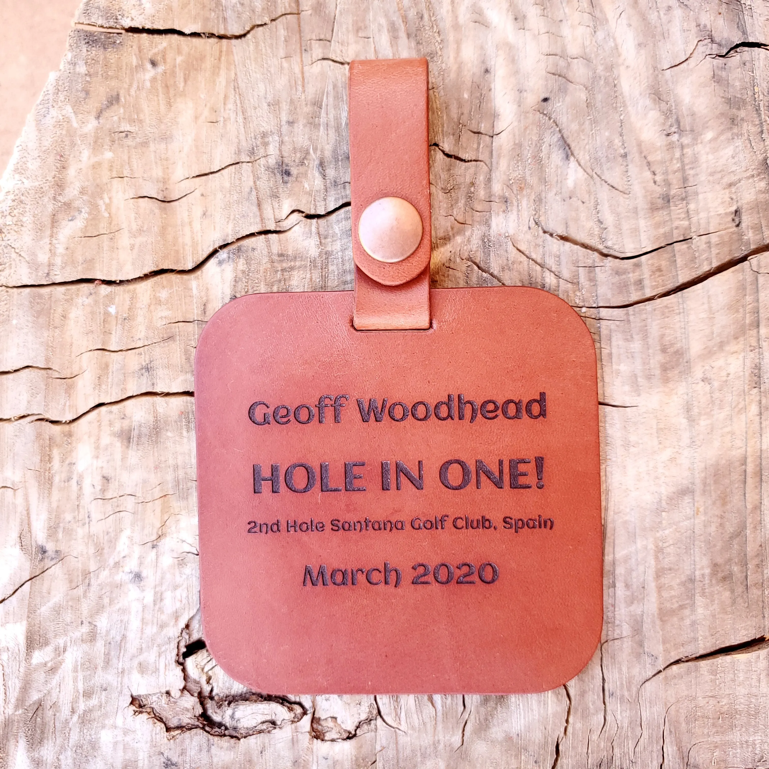 No.44 | Leather Golf Bag Tag