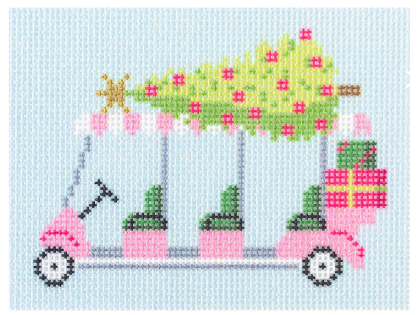 NTG108 Palm Beach Christmas-Golf Cart