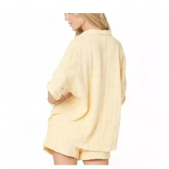 NWT L*Space Gene Set in Golden Hour Yellow Lounge Set Size XS