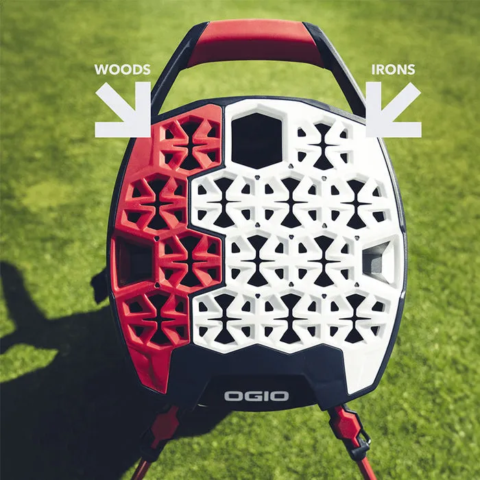 OGIO Silencer Hybrid Golf Bag - Red/White/Blue