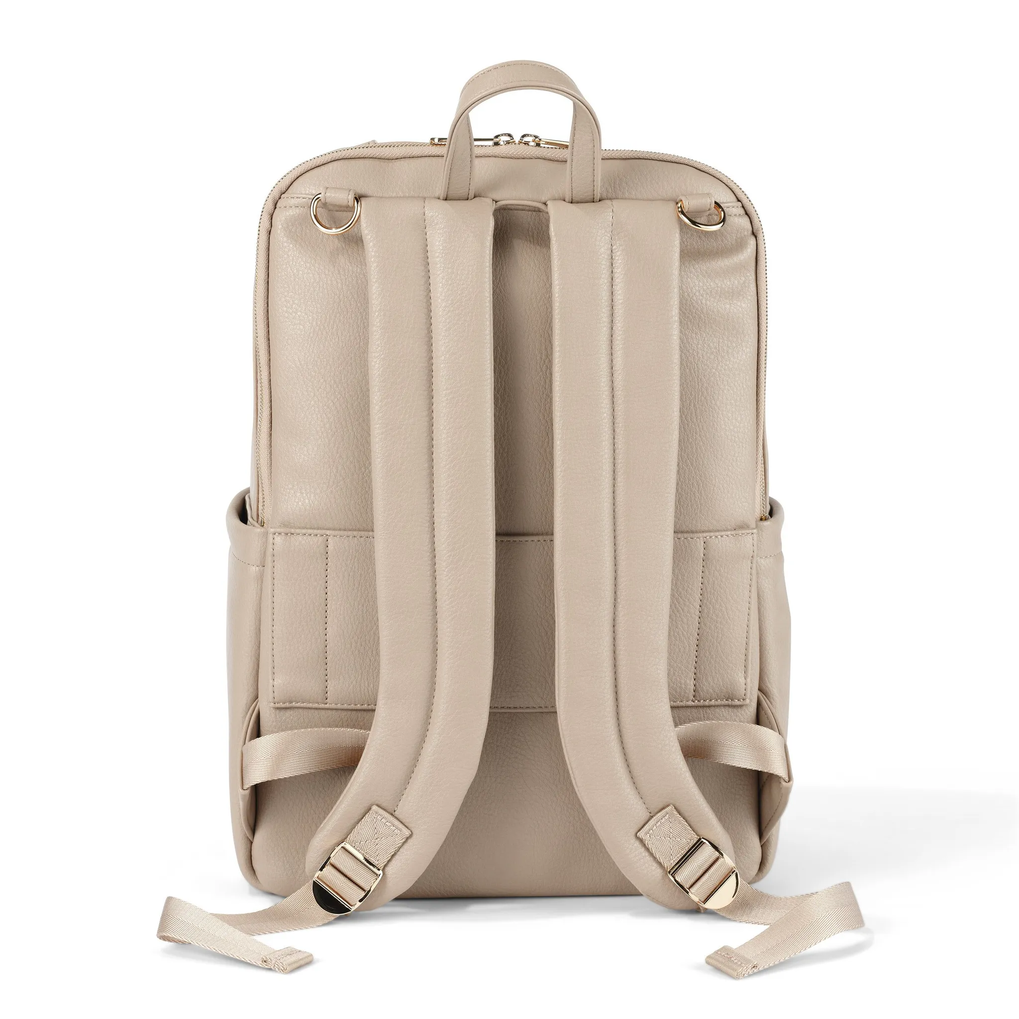 OiOi - Multitasker Nappy Backpack - Oat Vegan Leather