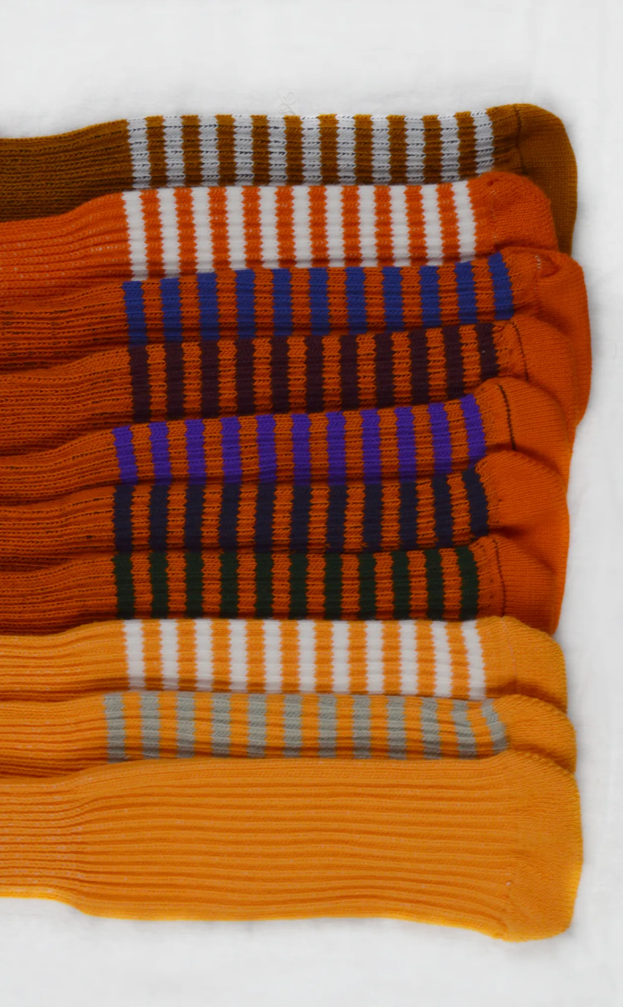 Orange and Maroon Club Sock Golf Headcover