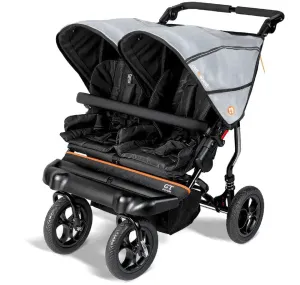 Out n About Nipper GT Double Pushchair - Steel Grey