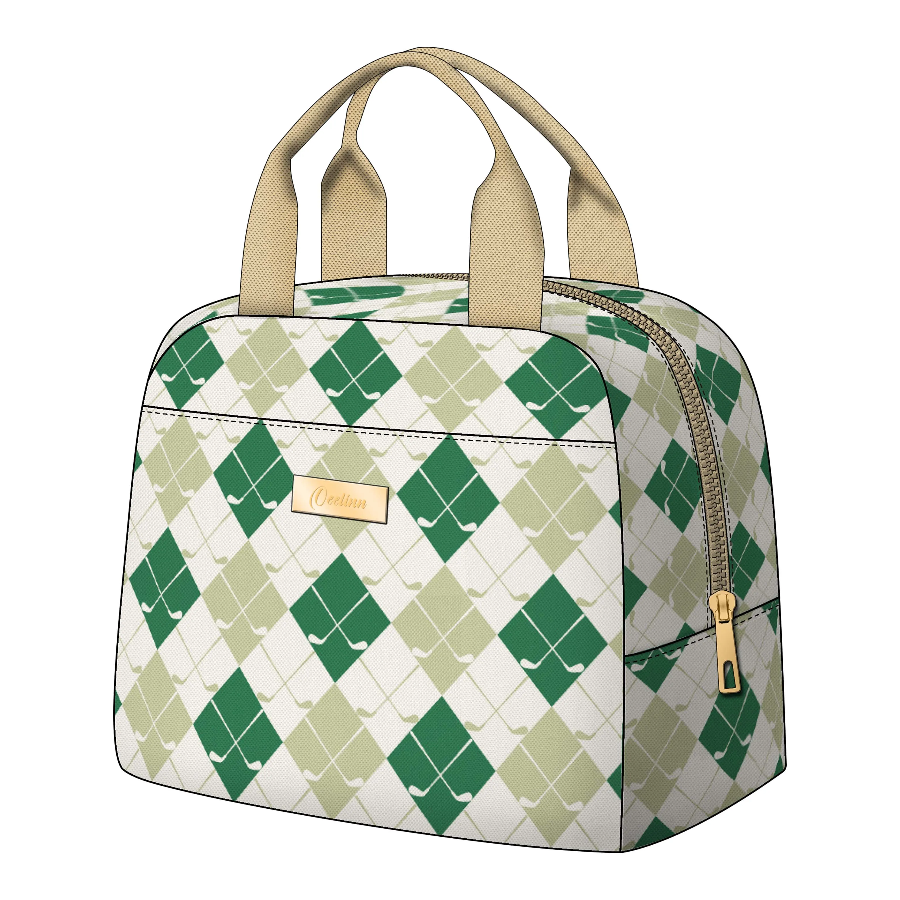 Outdoor-Friendly Golf  Lunch Bag for Fresh Meals on the Go