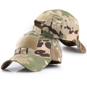 Outdoor Multicam Camouflage Adjustable Cap Mesh Tactical Military Army Airsoft Fishing Hunting Hiking Basketball Snapback Hat