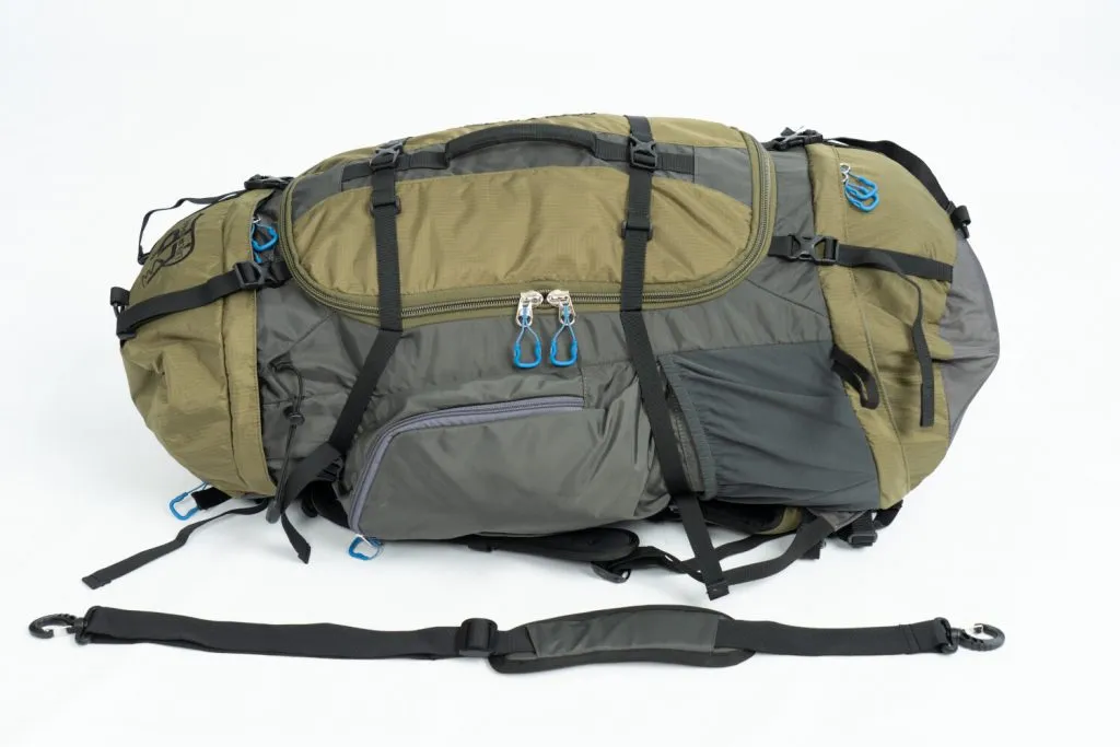 pack 75  liter backpacking pack - ultimate gear carrier
