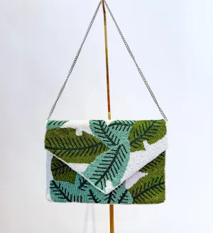 Palm Leaf Clutch