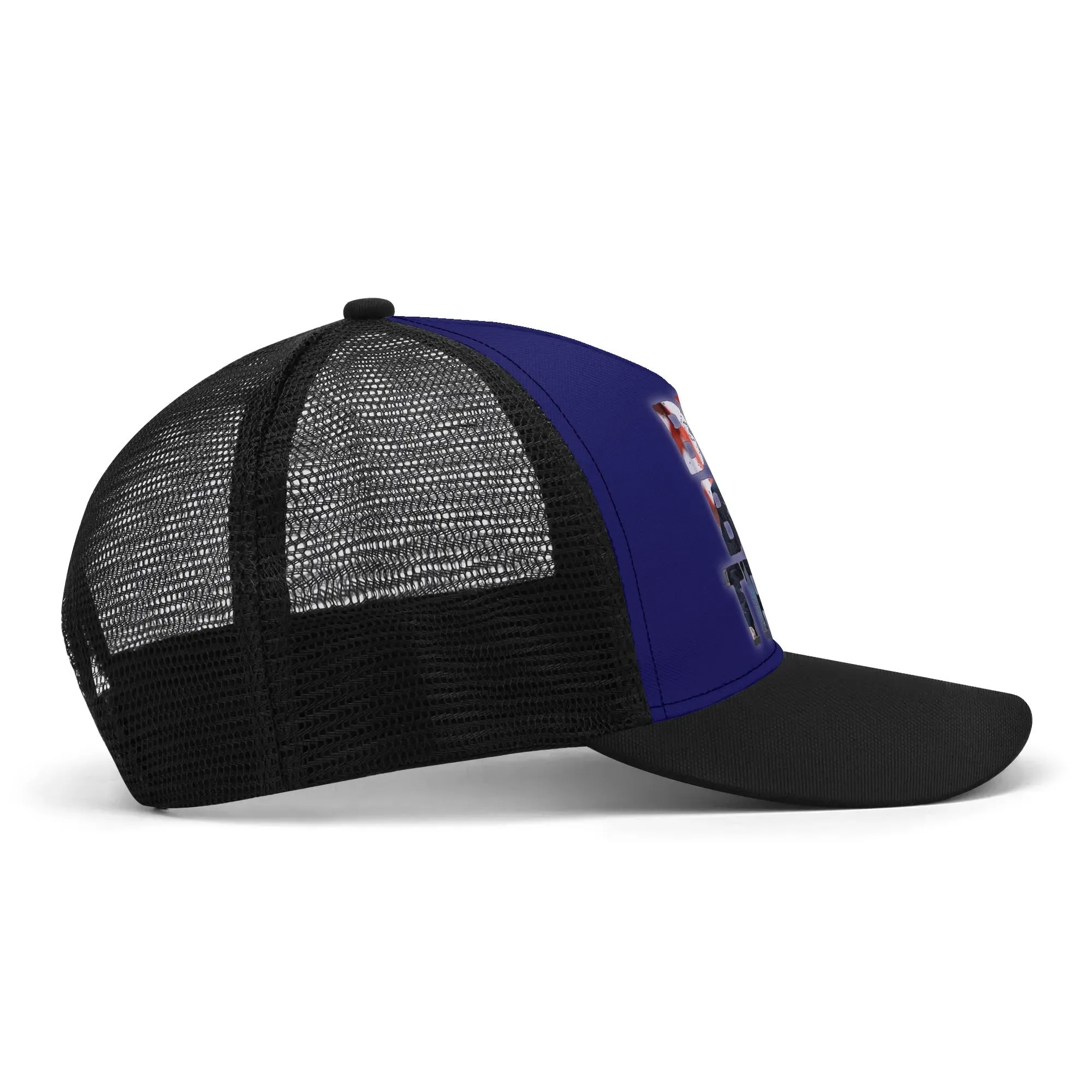 Patriotic Design Printed Trucker Hat