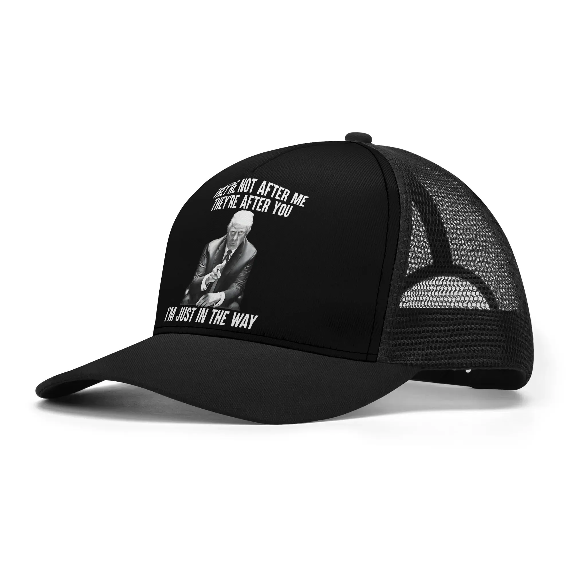 Patriotic Design Printed Trucker Hat