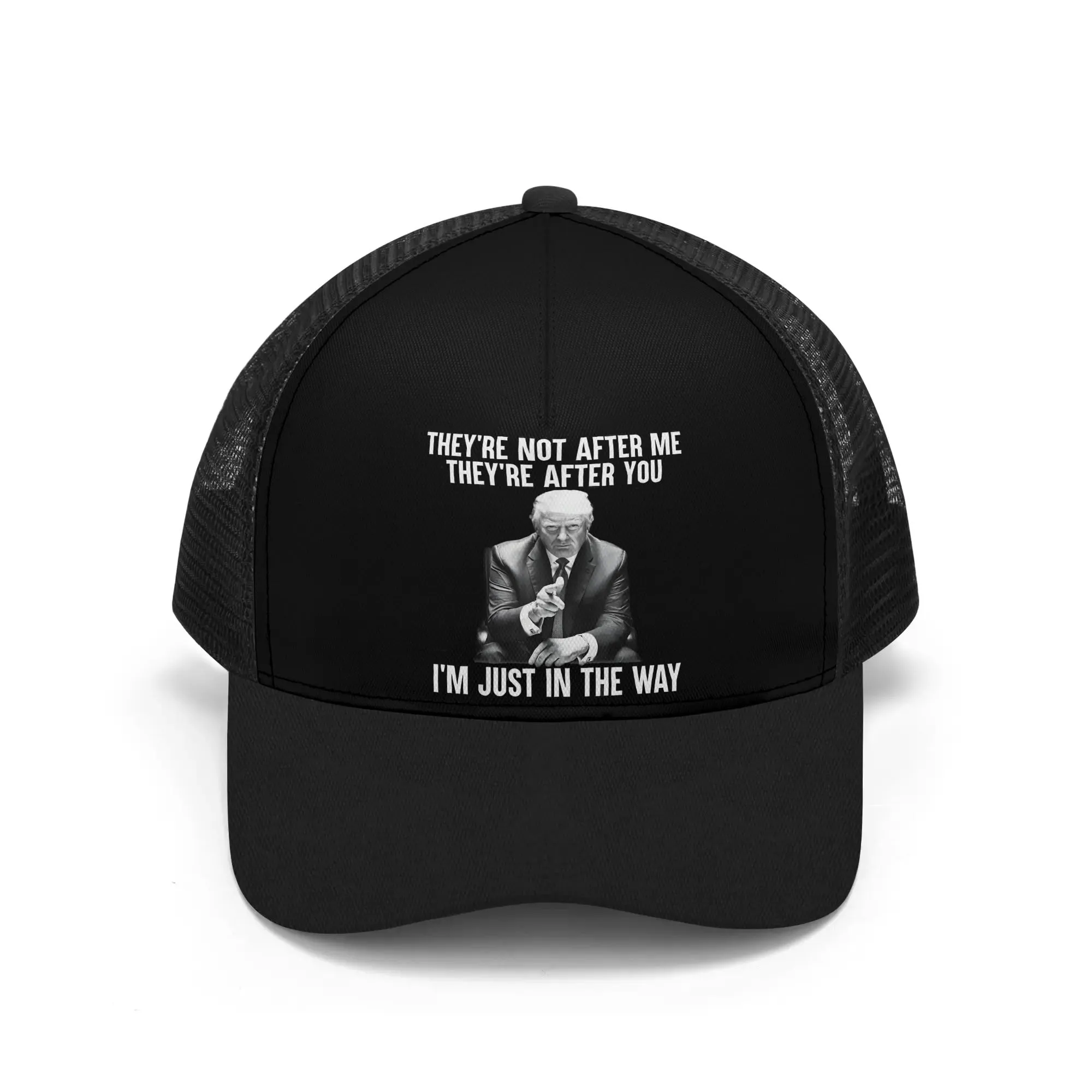Patriotic Design Printed Trucker Hat