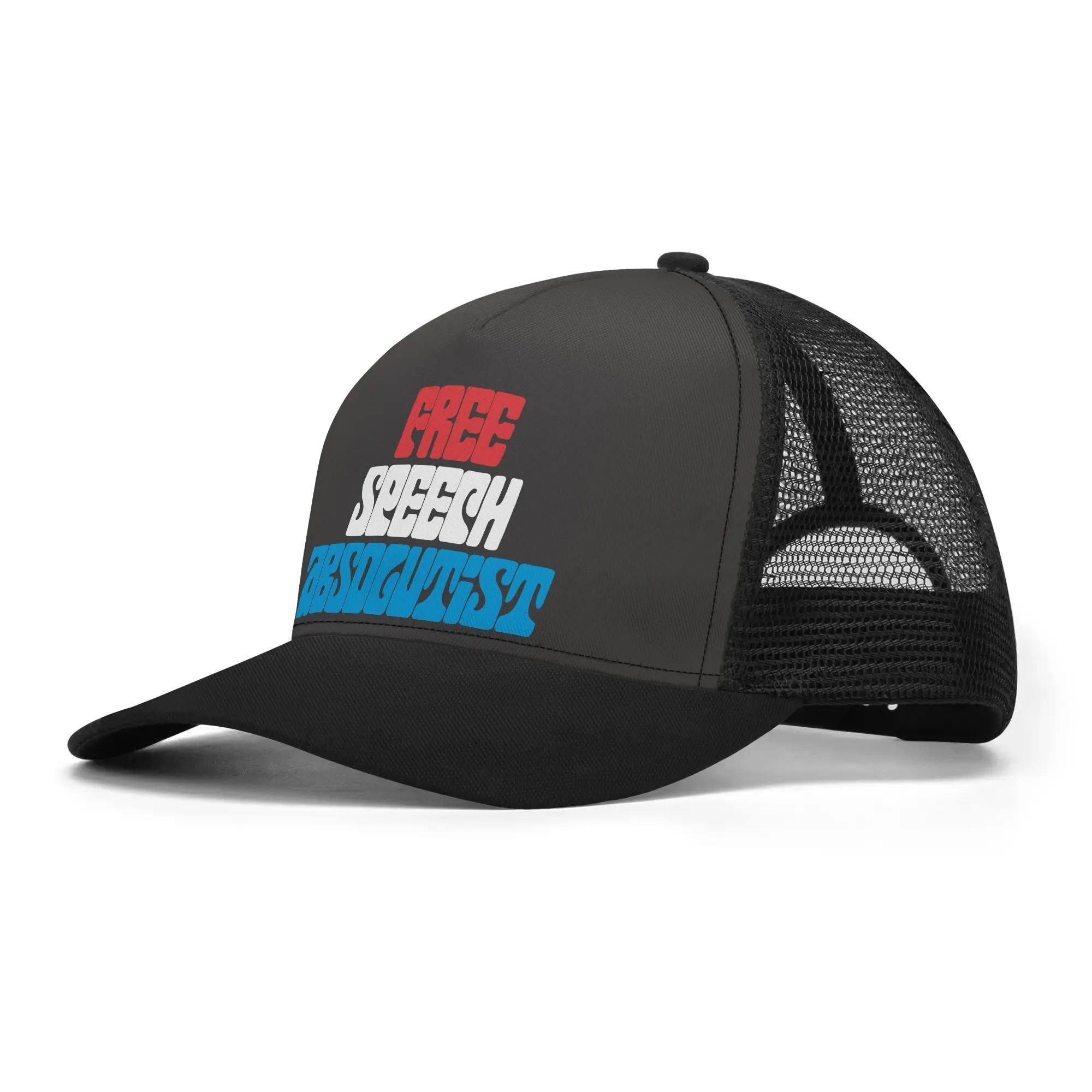 Patriotic Design Printed Trucker Hat