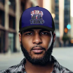 Patriotic Design Printed Trucker Hat