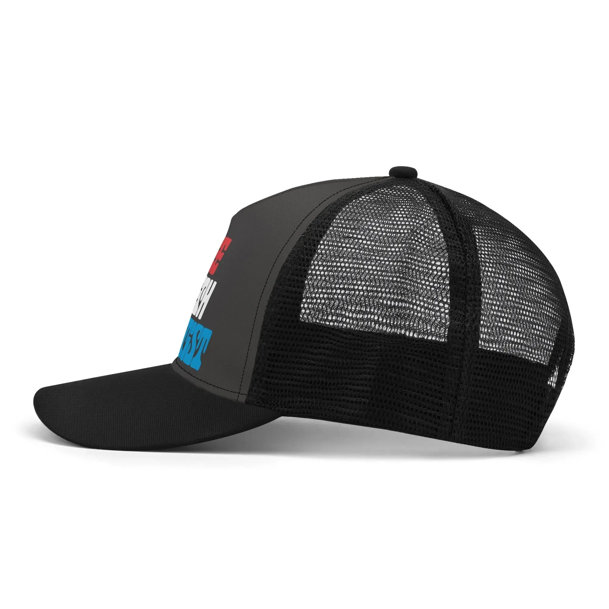 Patriotic Design Printed Trucker Hat