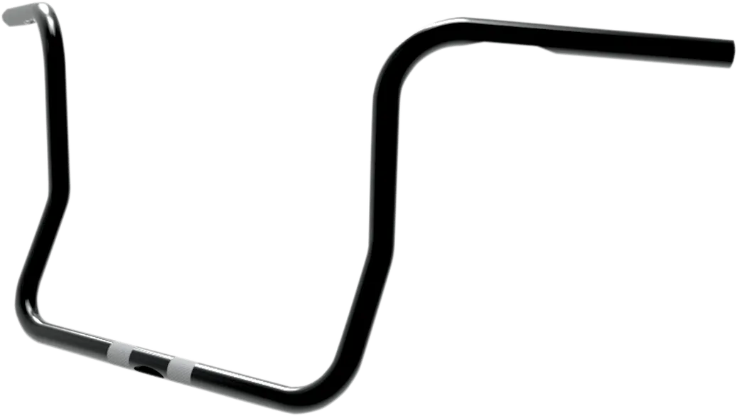 Paul Yaffe Originals 51530510BK 1in. Classic Bagger Ape Hanger Handlebar - 10in. - Black