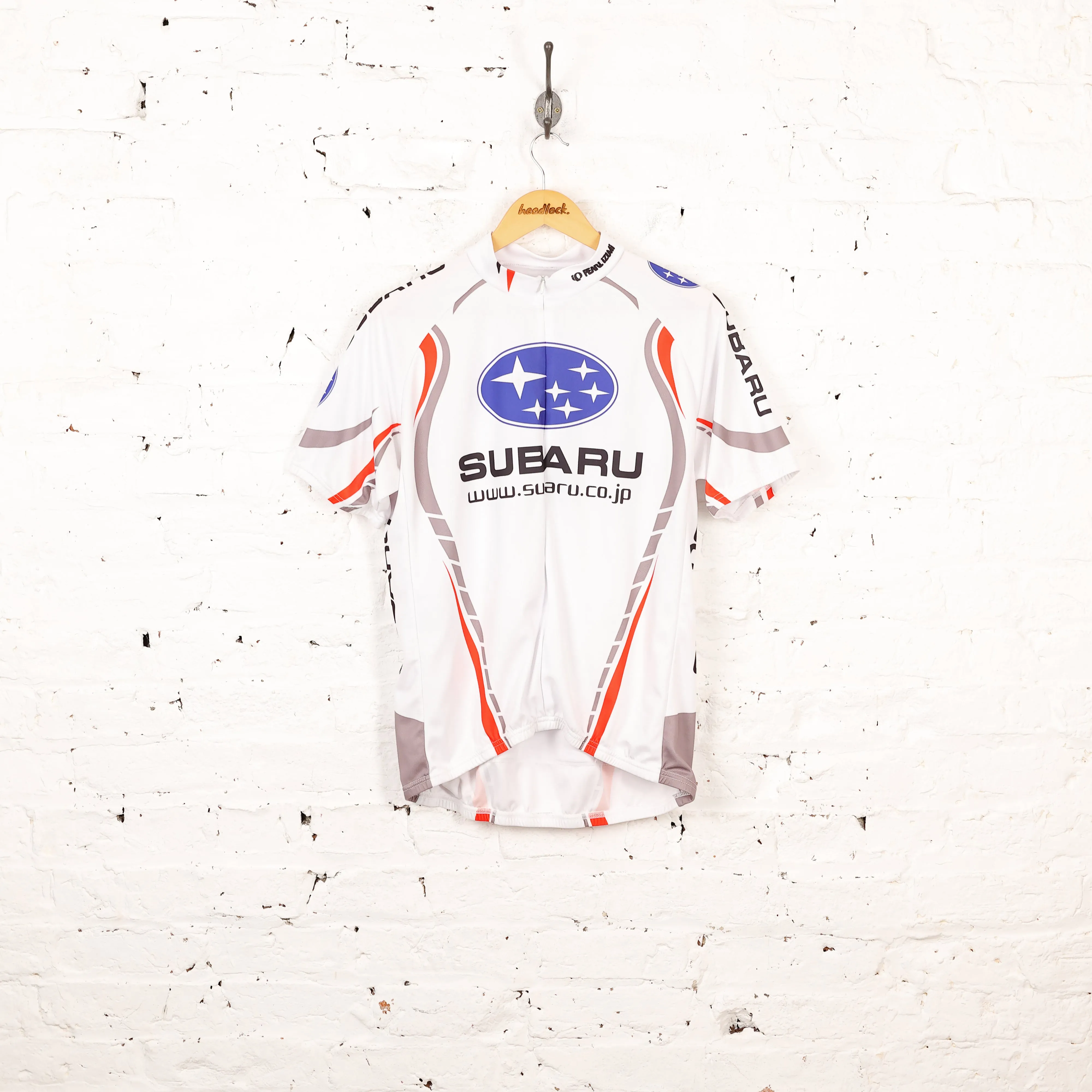 Pearl Izumi Subaru Team Cycling Top Jersey - White - XL